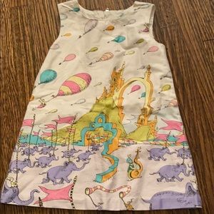 Dr Seuss little girls dress